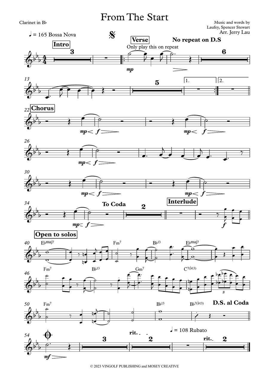 From The Start Large Ensemble scores gallery preview page 5