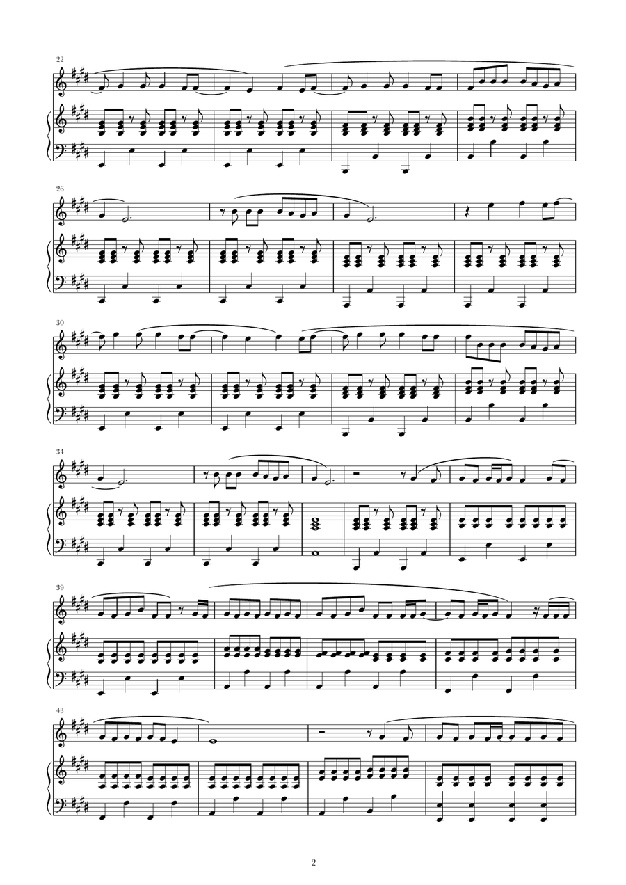 El fin del mundo El fin del mundo Piano, Vocal scores gallery preview page 2