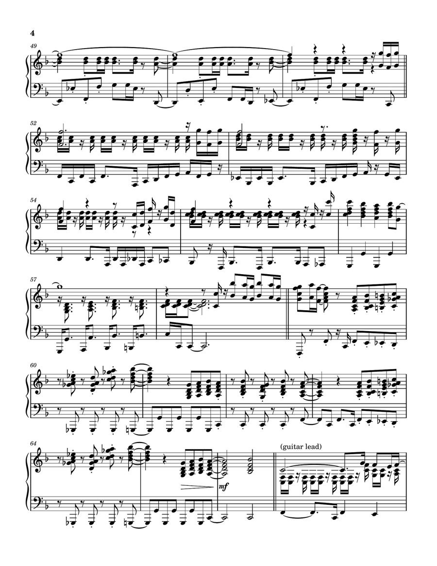 Feels So Good Piano Solo scores gallery preview page 5