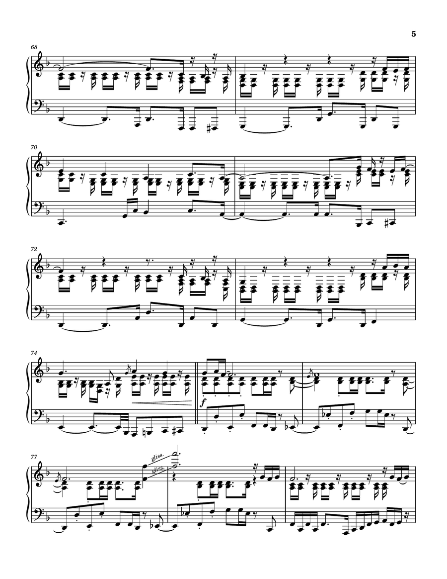 Feels So Good Piano Solo scores gallery preview page 6
