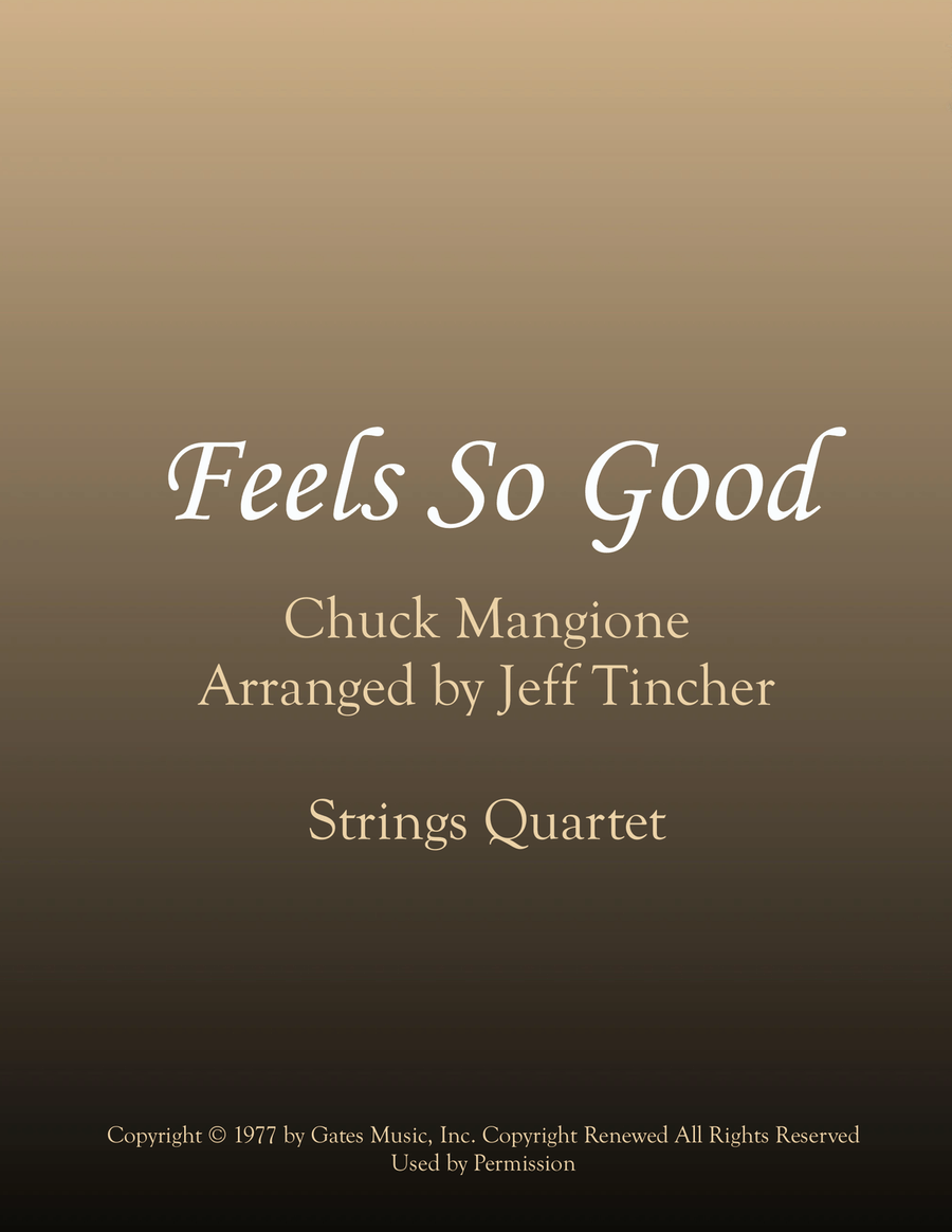 Feels So Good String Quartet scores gallery preview page 1