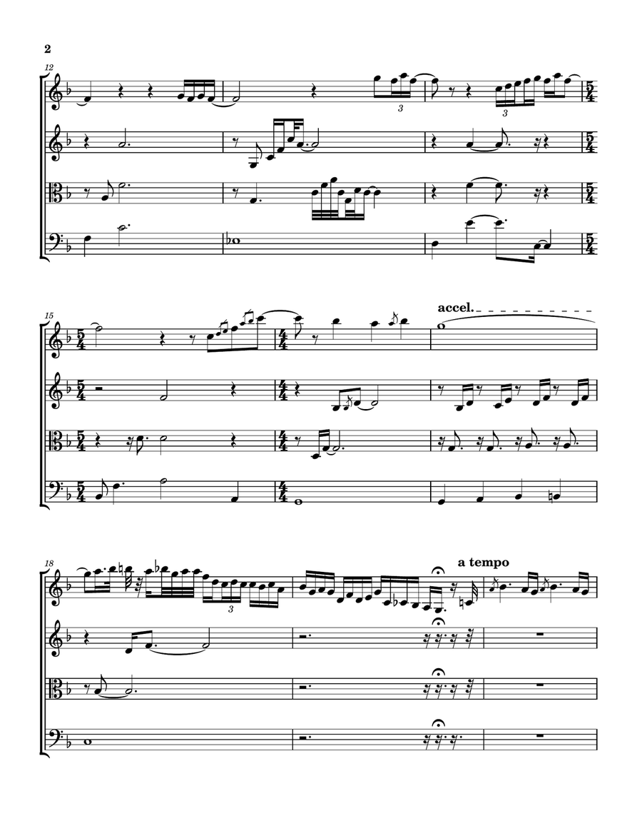 Feels So Good String Quartet scores gallery preview page 3