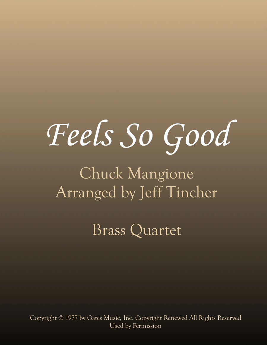 Feels So Good Brass Quartet scores gallery preview page 1
