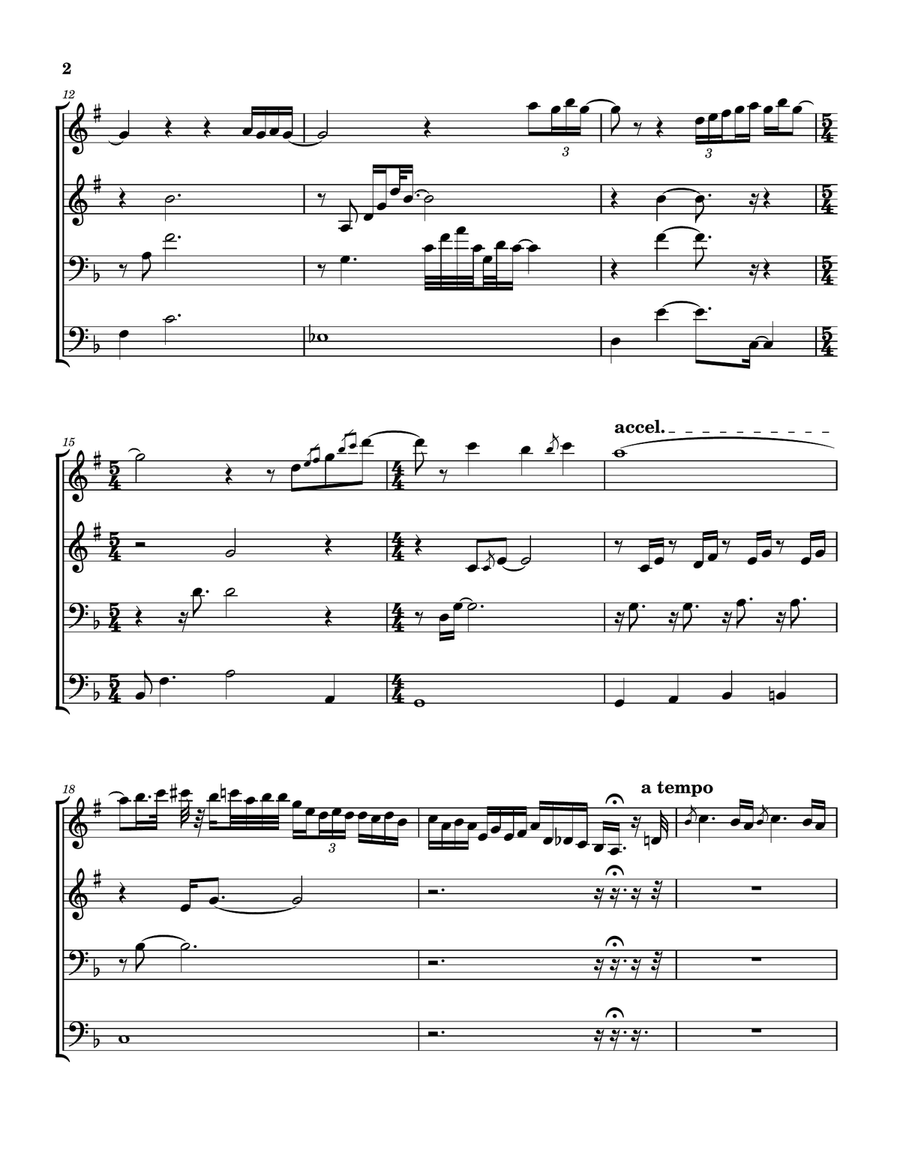 Feels So Good Brass Quartet scores gallery preview page 3