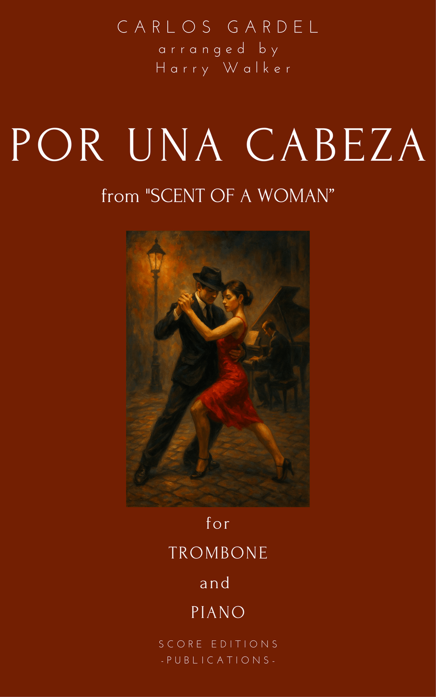 Por Una Cabeza – Carlos Gardel (for Trombone & Piano) Piano scores gallery preview page 1
