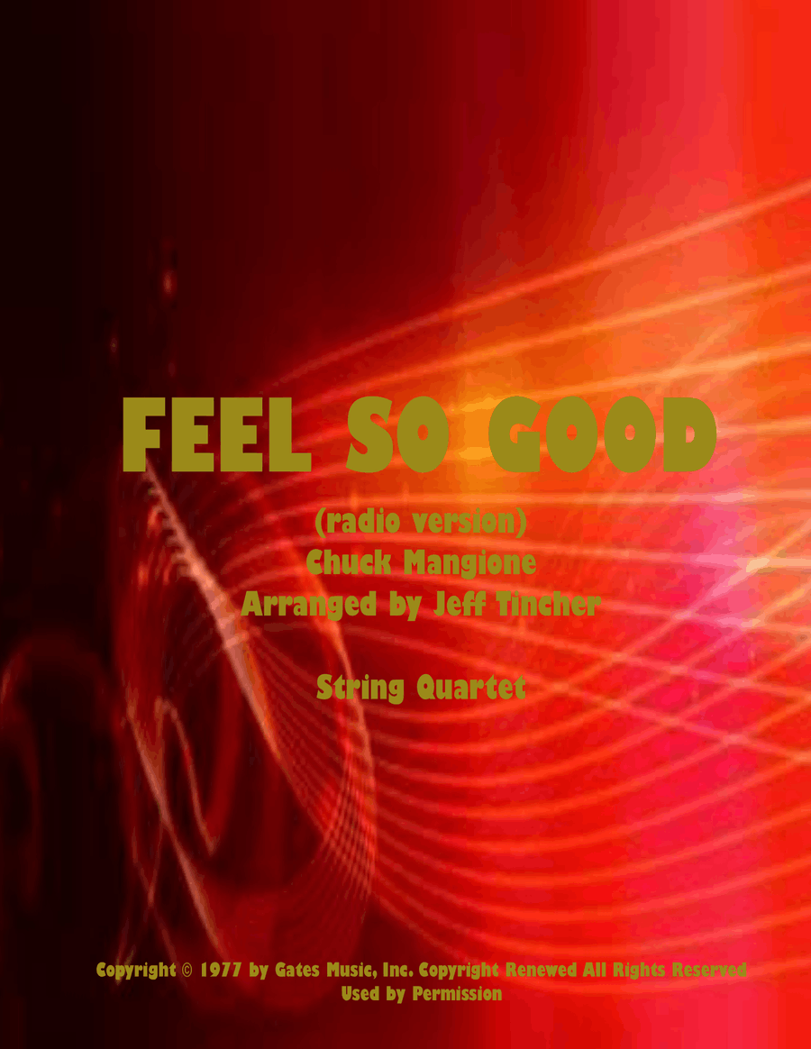 Feels So Good String Quartet scores gallery preview page 1