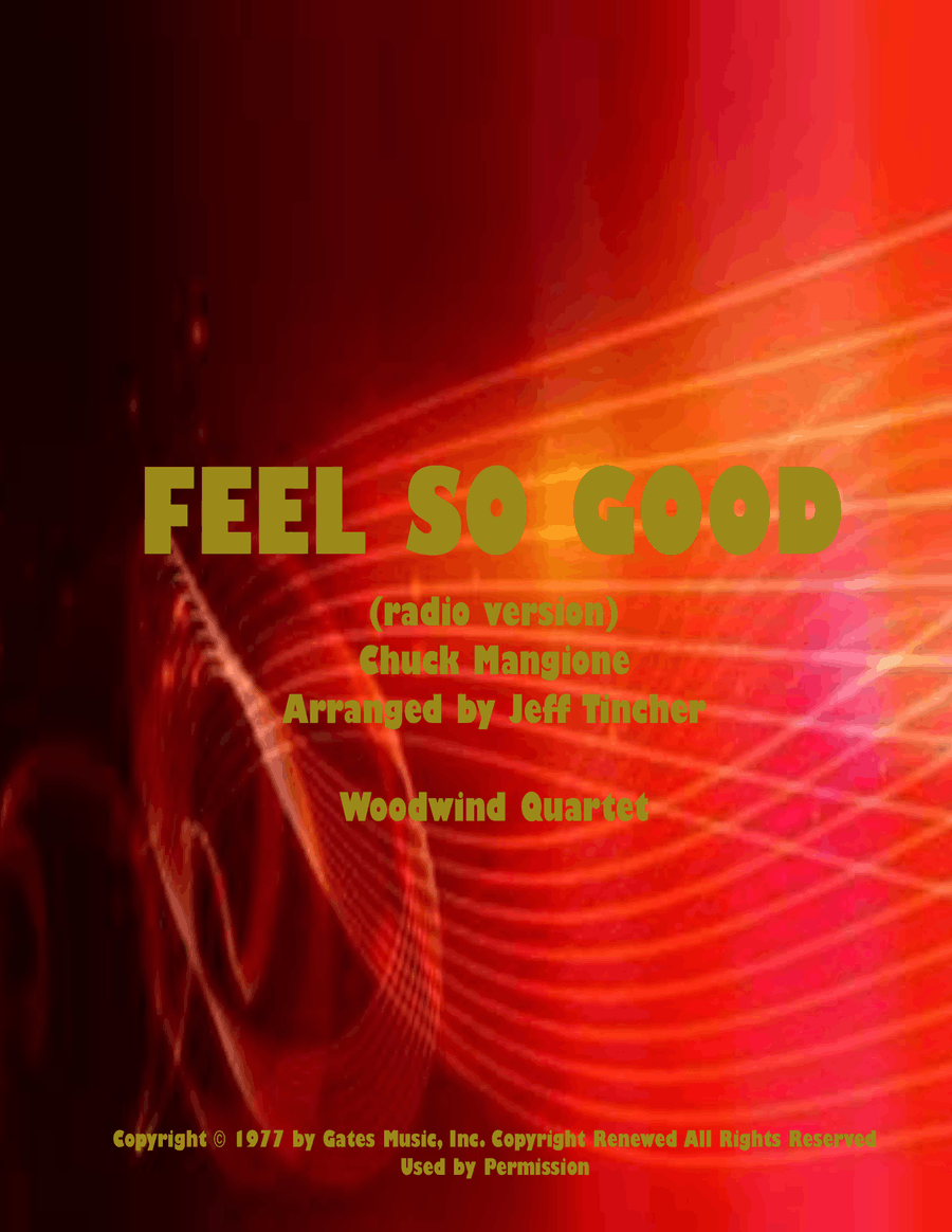 Feels So Good Woodwind Quartet scores gallery preview page 1