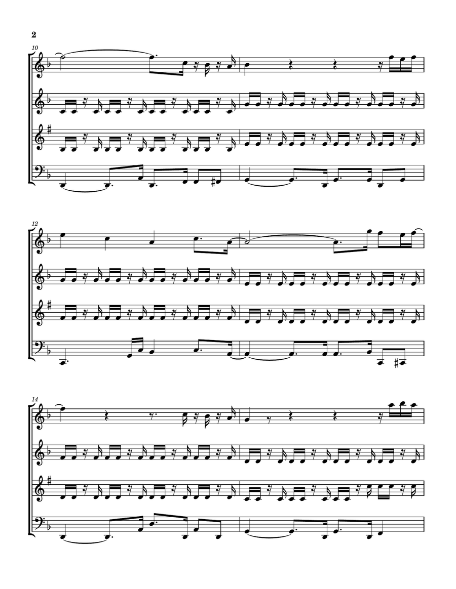 Feels So Good Woodwind Quartet scores gallery preview page 3