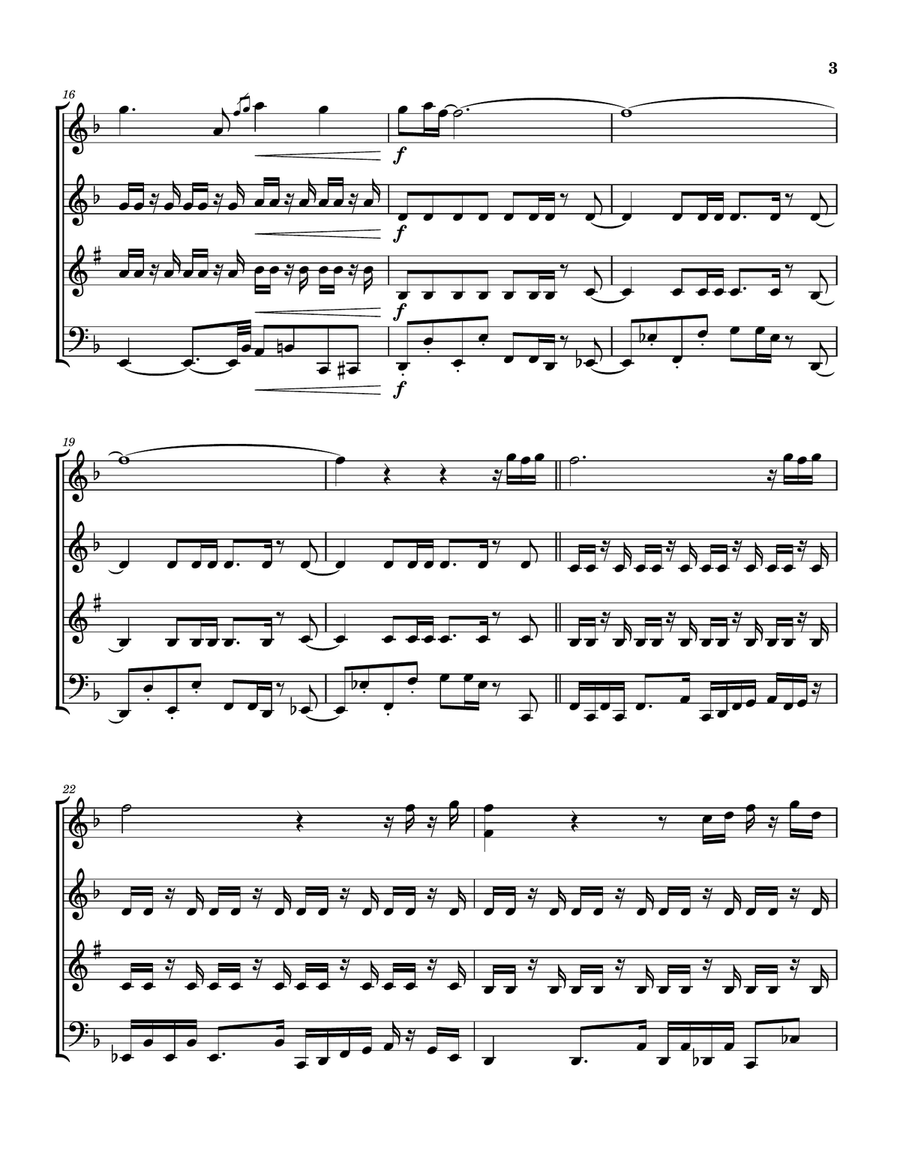 Feels So Good Woodwind Quartet scores gallery preview page 4