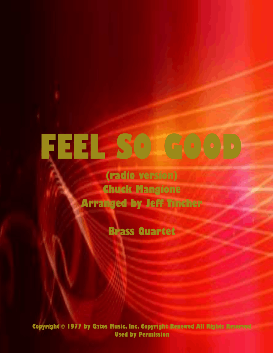 Feels So Good Brass Quartet scores gallery preview page 1