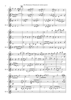 Two Renaissance Fantasias for clarinet quartet Clarinet Quartet scores gallery preview page 4