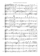 Two Renaissance Fantasias for clarinet quartet Clarinet Quartet scores gallery preview page 5