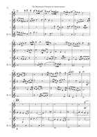 Two Renaissance Fantasias for clarinet quartet Clarinet Quartet scores gallery preview page 6