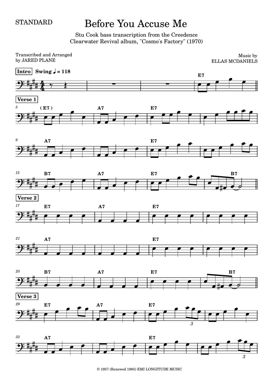 Before You Accuse Me (Take A Look At Yourself) Acoustic Guitar scores gallery preview page 1