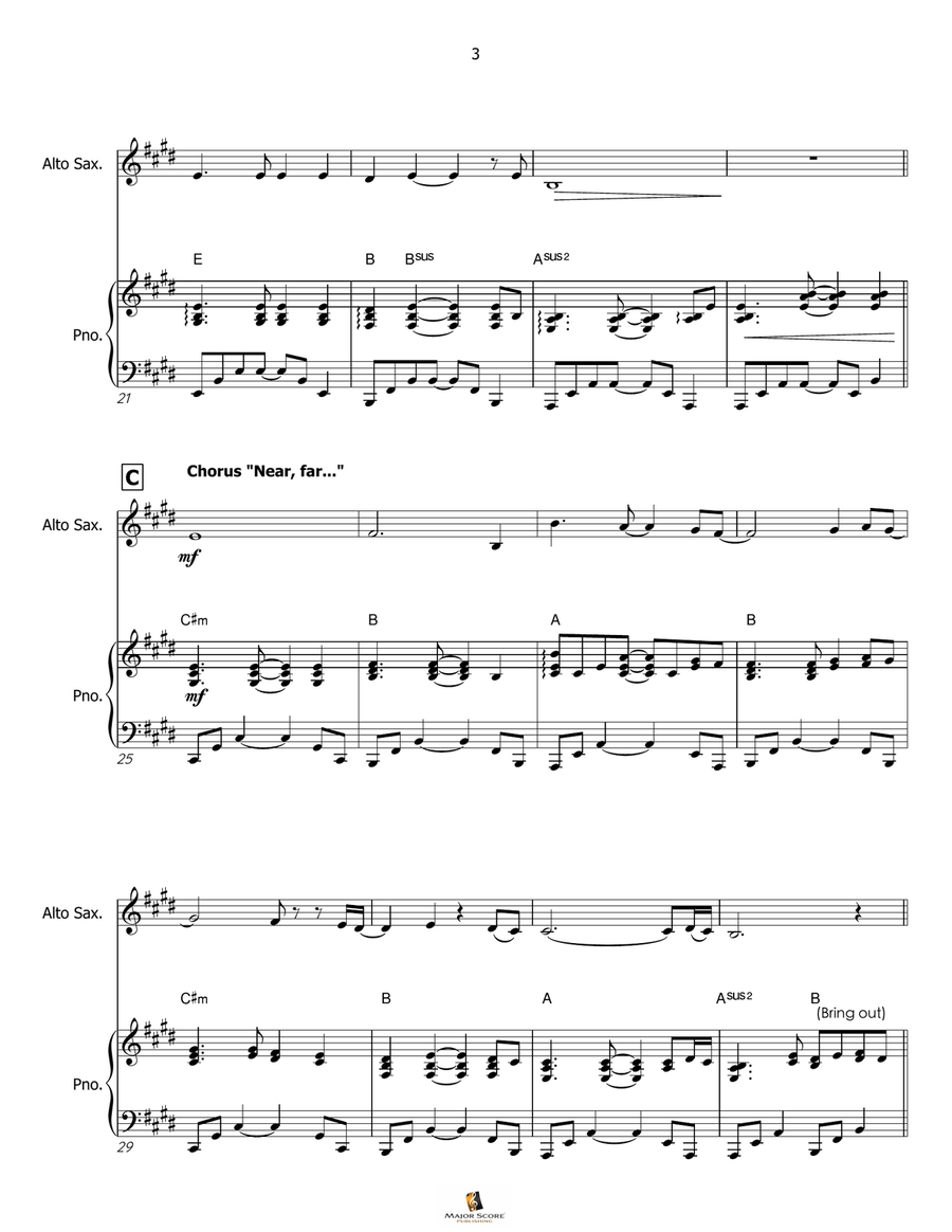 My Heart Will Go On (Love Theme From 'titanic') Alto Saxophone scores gallery preview page 4