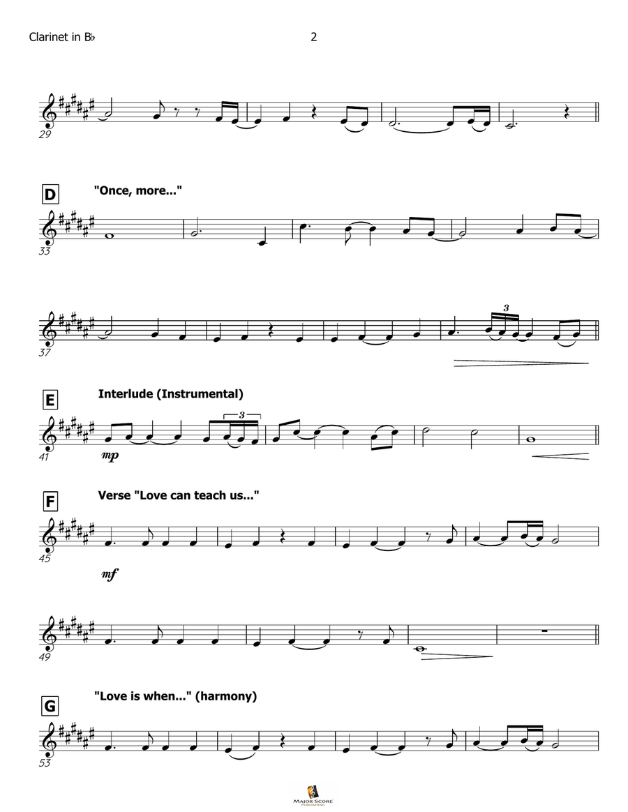 My Heart Will Go On (Love Theme From 'titanic') B-Flat Clarinet scores gallery preview page 3