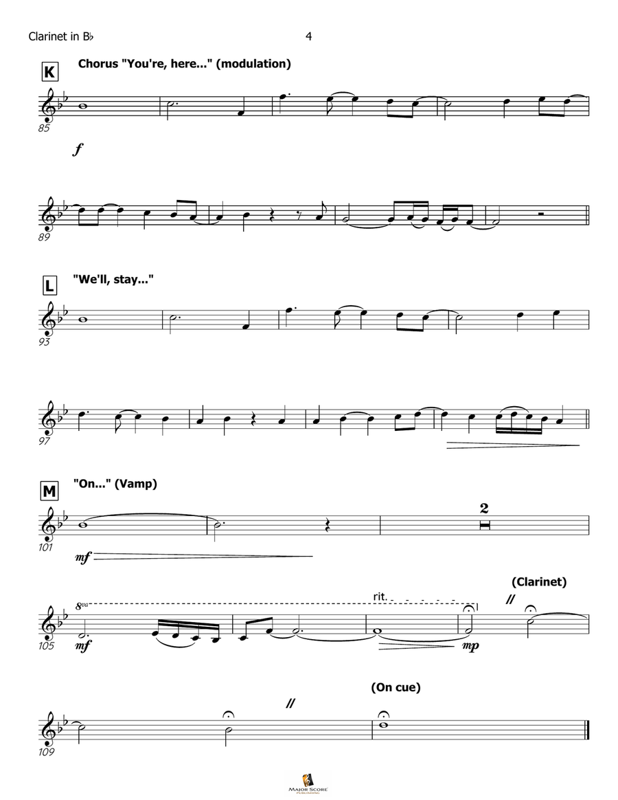My Heart Will Go On (Love Theme From 'titanic') B-Flat Clarinet scores gallery preview page 5