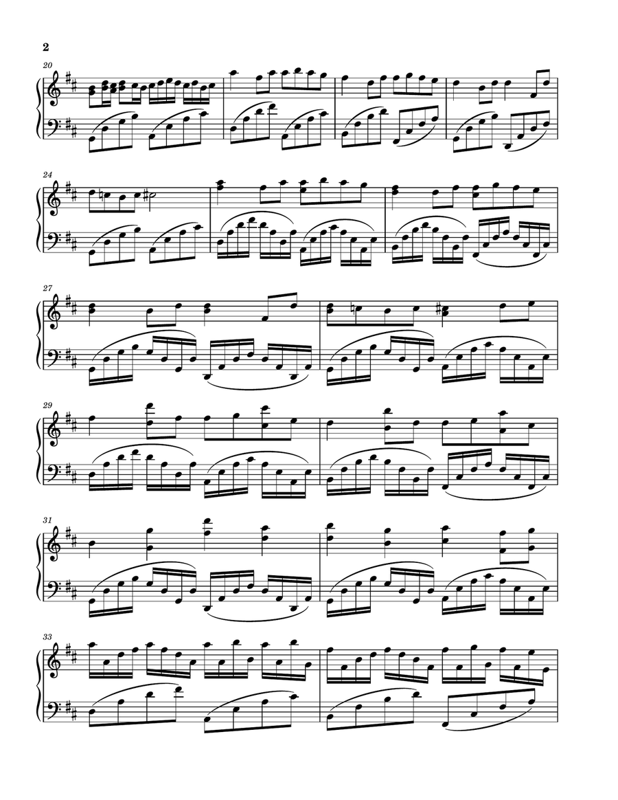 Canon in D Canon in D Piano Solo scores gallery preview page 2
