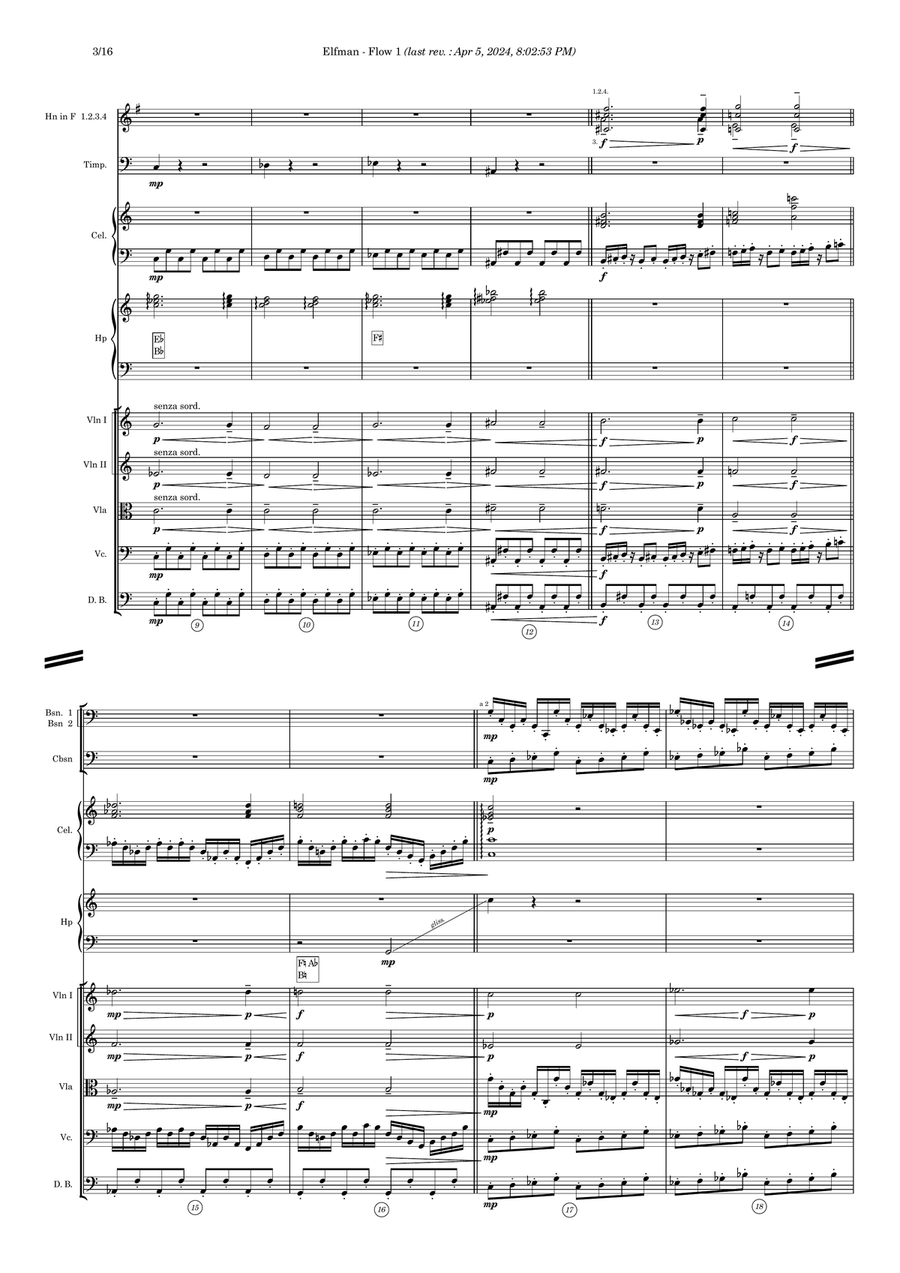 Elfman - Score Only Elfman - Score Only Full Orchestra scores gallery preview page 3