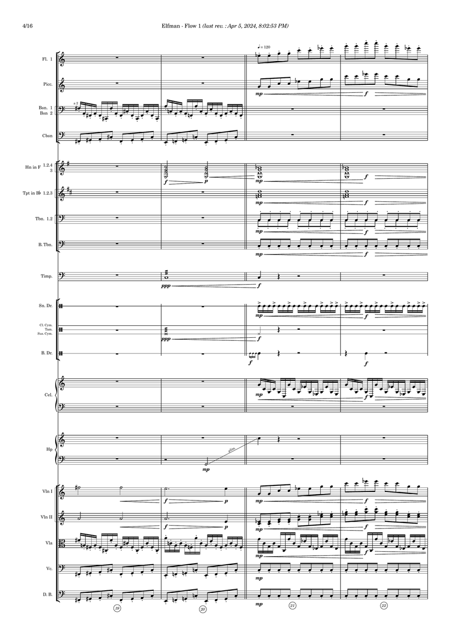 Elfman - Score Only Elfman - Score Only Full Orchestra scores gallery preview page 4