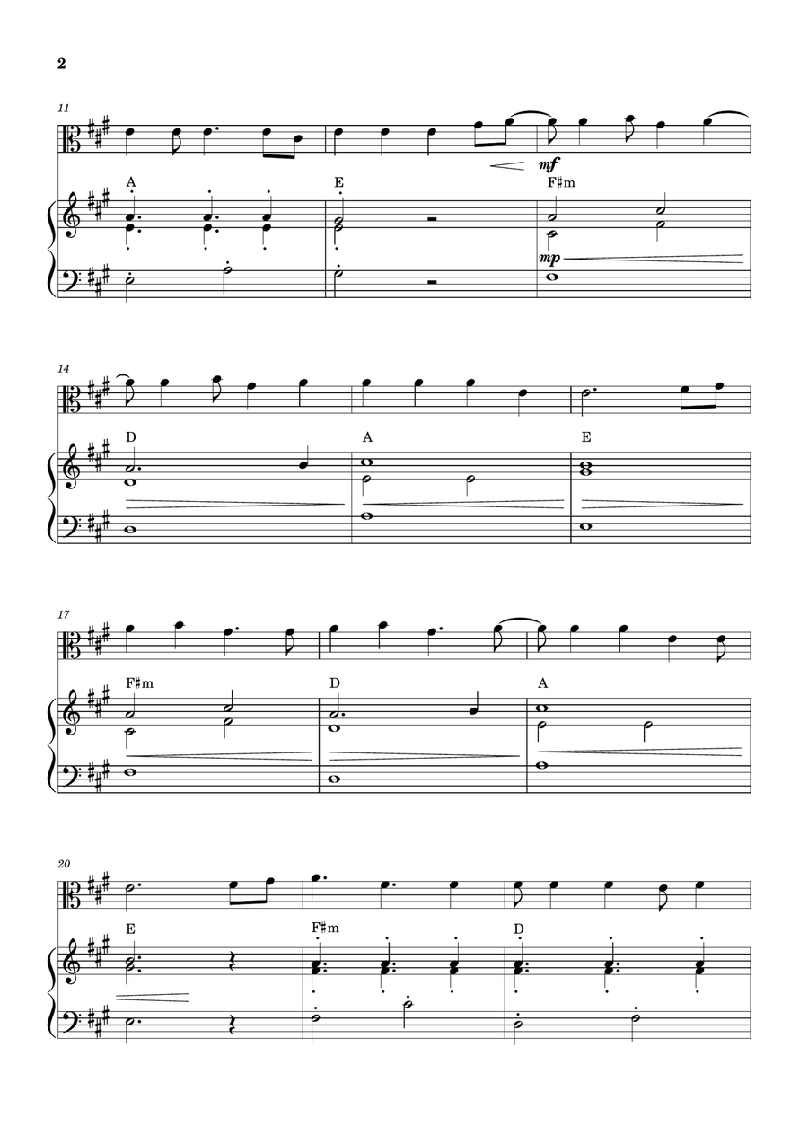 Cheap Thrills (Feat. Sean Paul) Viola scores gallery preview page 2
