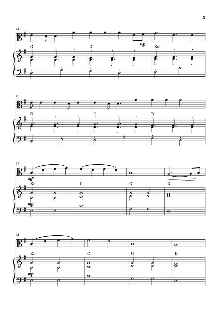 Cheap Thrills (Feat. Sean Paul) Viola scores gallery preview page 3