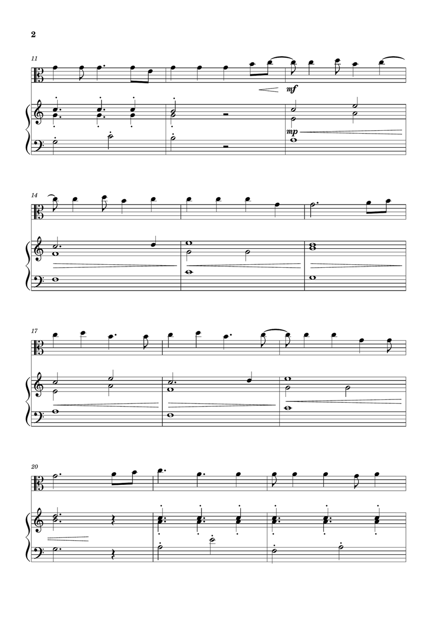 Cheap Thrills (Feat. Sean Paul) Viola scores gallery preview page 2