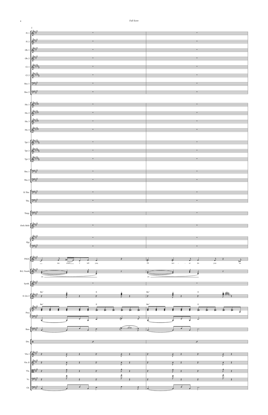 Oh! Darling Oh! Darling Full Orchestra scores gallery preview page 4
