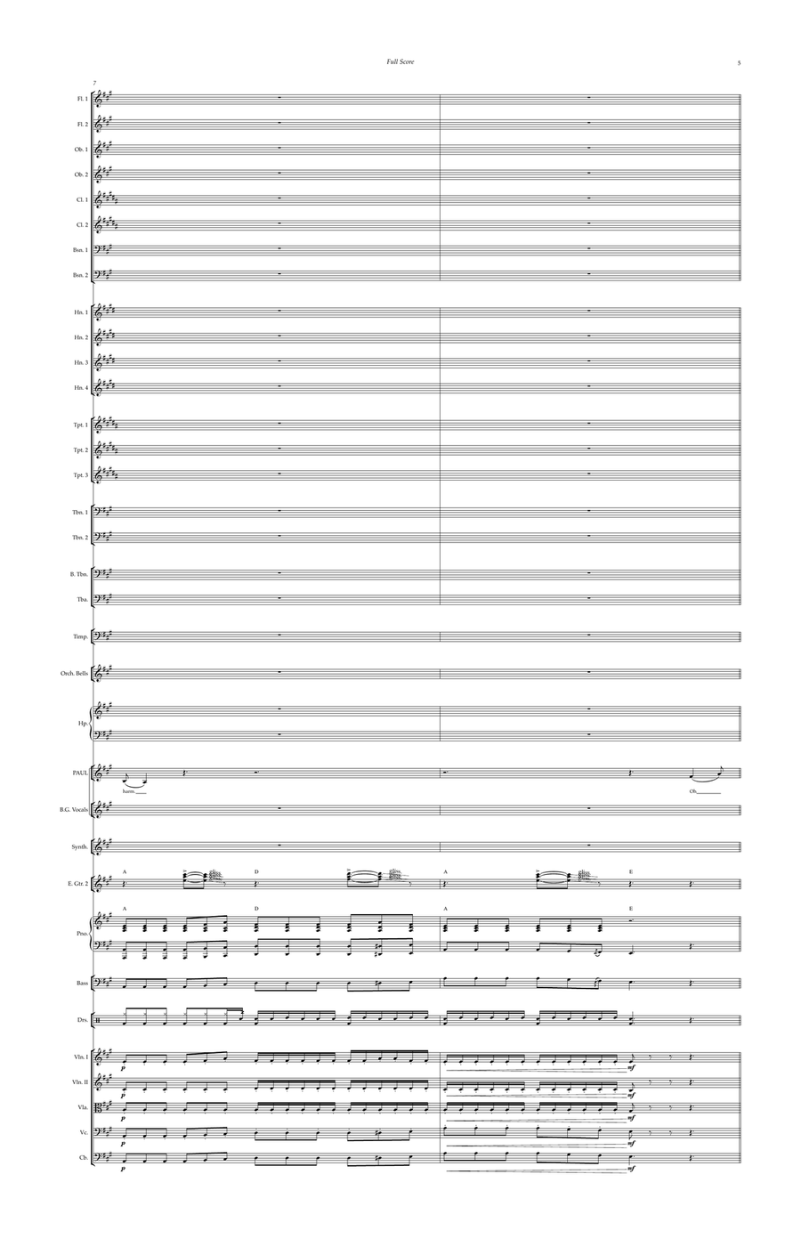 Oh! Darling Oh! Darling Full Orchestra scores gallery preview page 5
