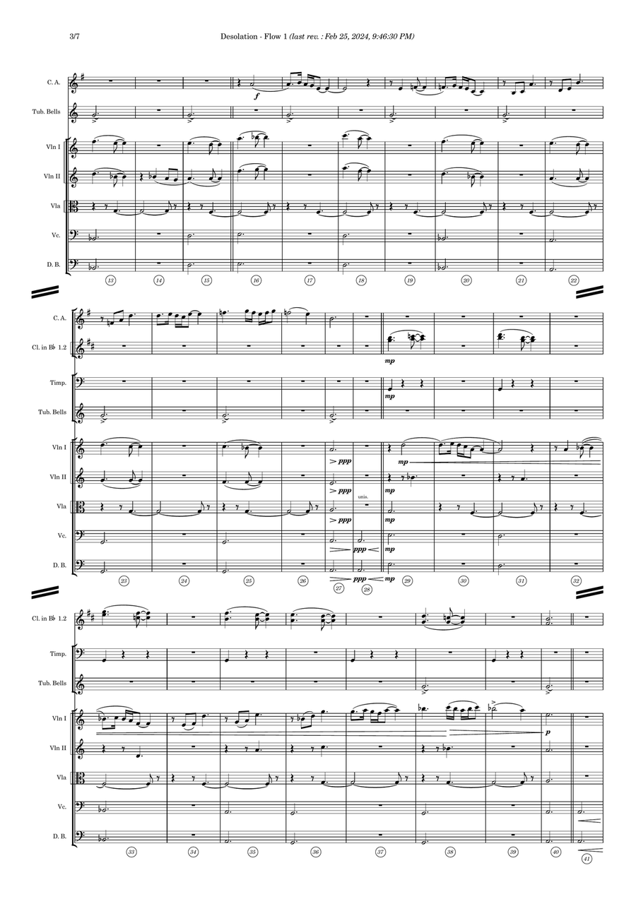 Desolation - Score Only Full Orchestra scores gallery preview page 3