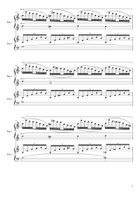 Le carnaval des animaux - Aquarium - Camille Saint-Saëns 2 Pianos scores gallery preview page 5