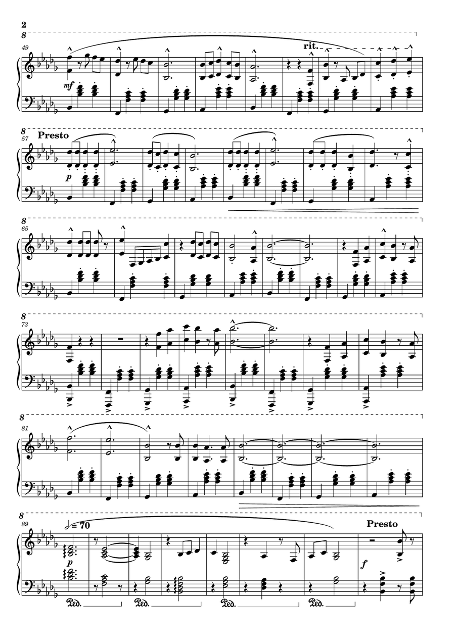 Love Story Piano Solo scores gallery preview page 2