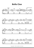 Bella Ciao (chords in the left hand)