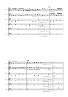 Pachelbel's Canon for Beginning String Orchestra String Orchestra scores gallery preview page 3