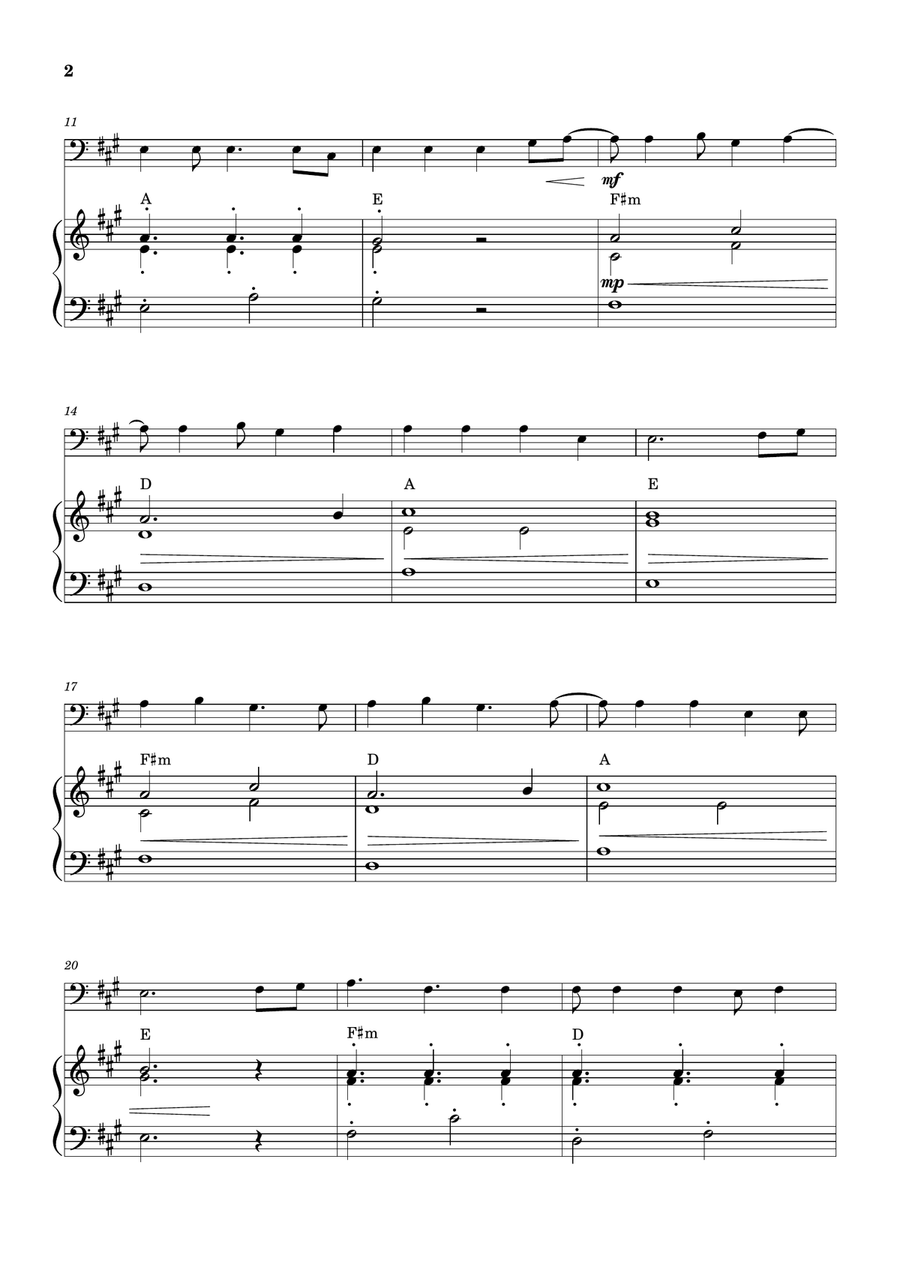 Cheap Thrills (Feat. Sean Paul) Piano scores gallery preview page 2