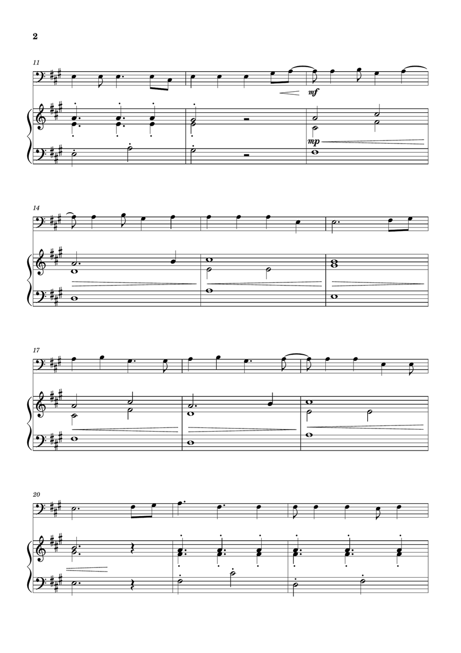 Cheap Thrills (Feat. Sean Paul) Piano scores gallery preview page 2