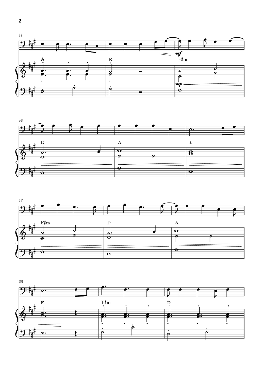 Cheap Thrills (Feat. Sean Paul) Piano scores gallery preview page 2