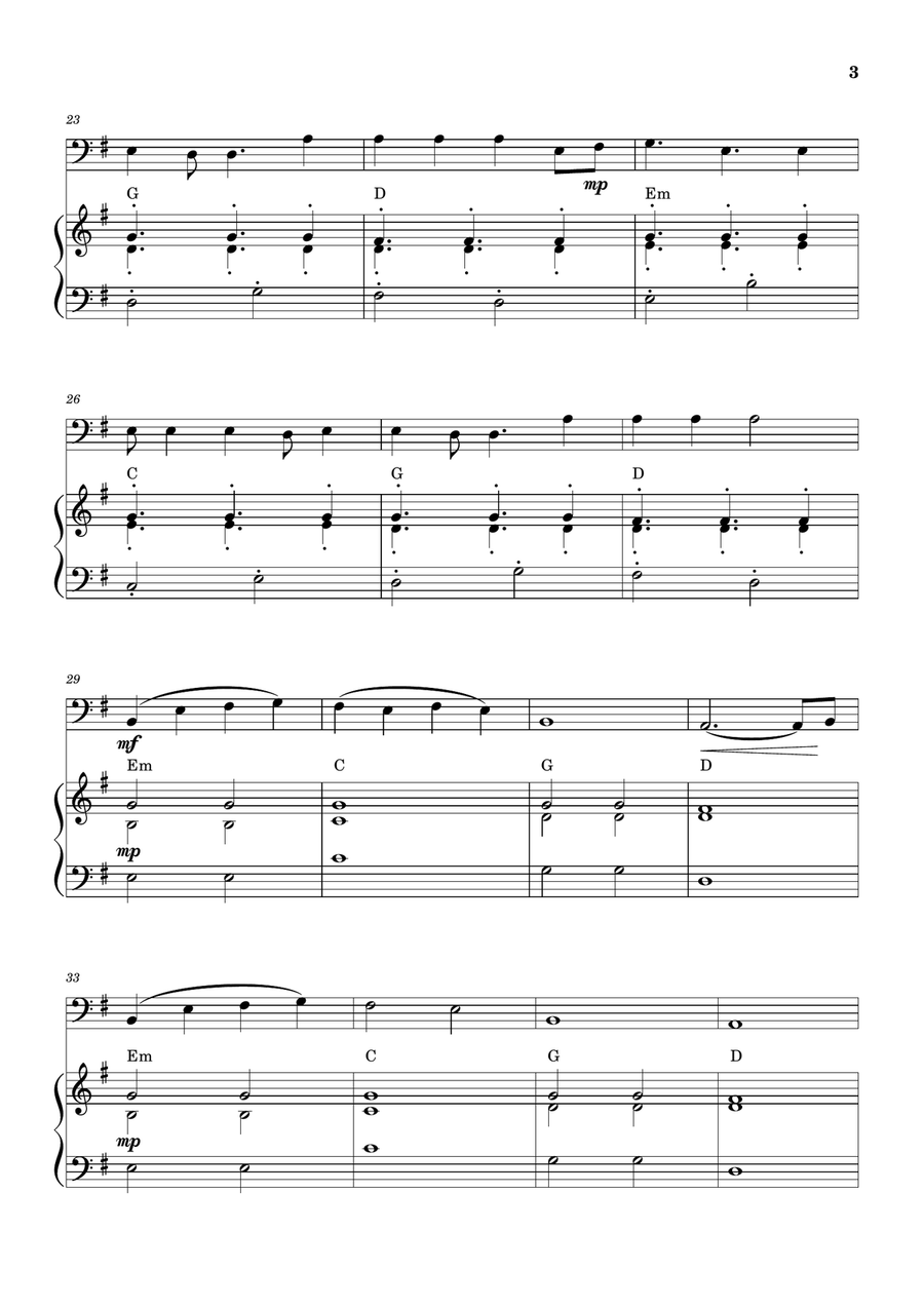 Cheap Thrills (Feat. Sean Paul) Piano scores gallery preview page 3