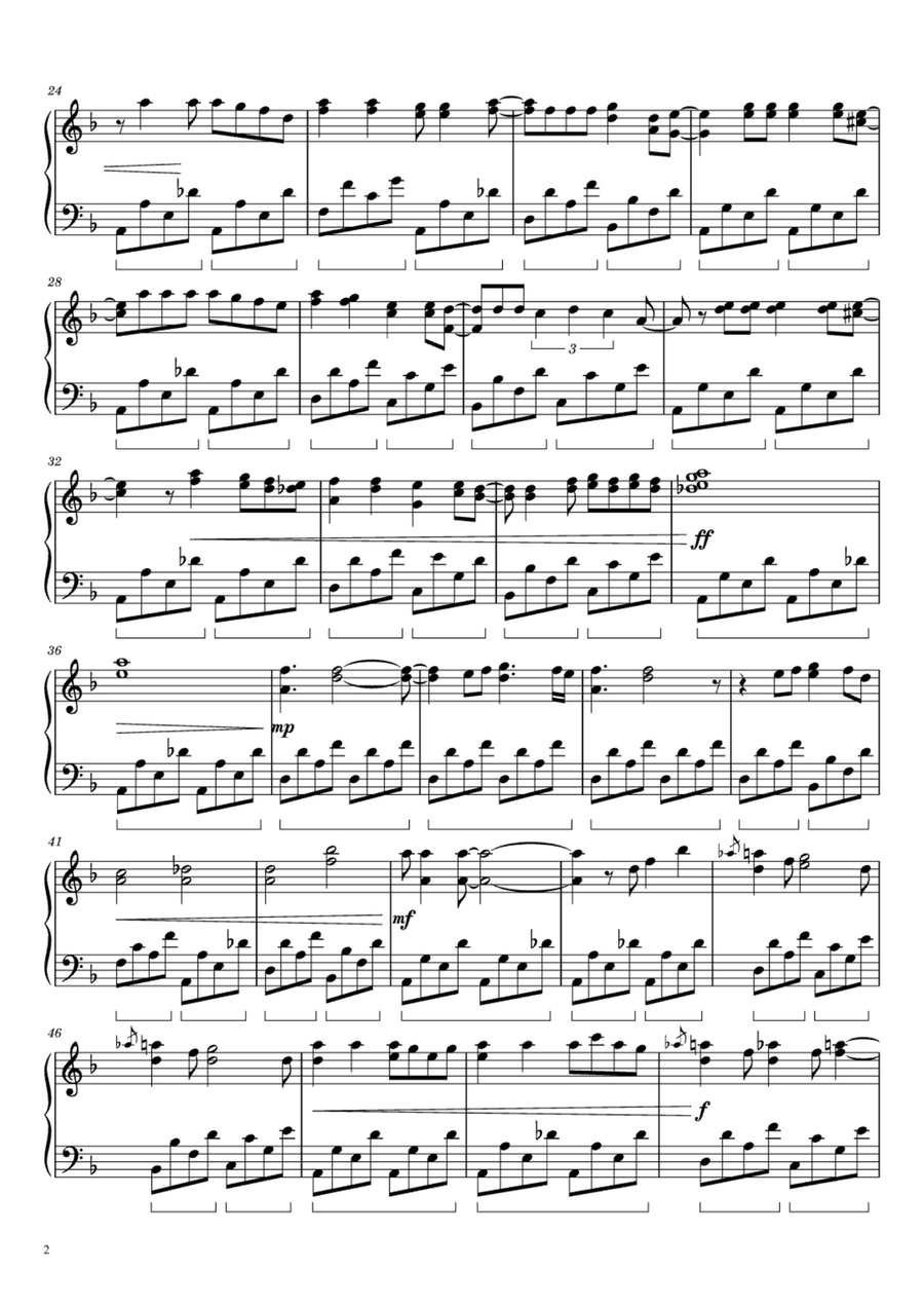 California Dreamin' California Dreamin' Easy Piano scores gallery preview page 2