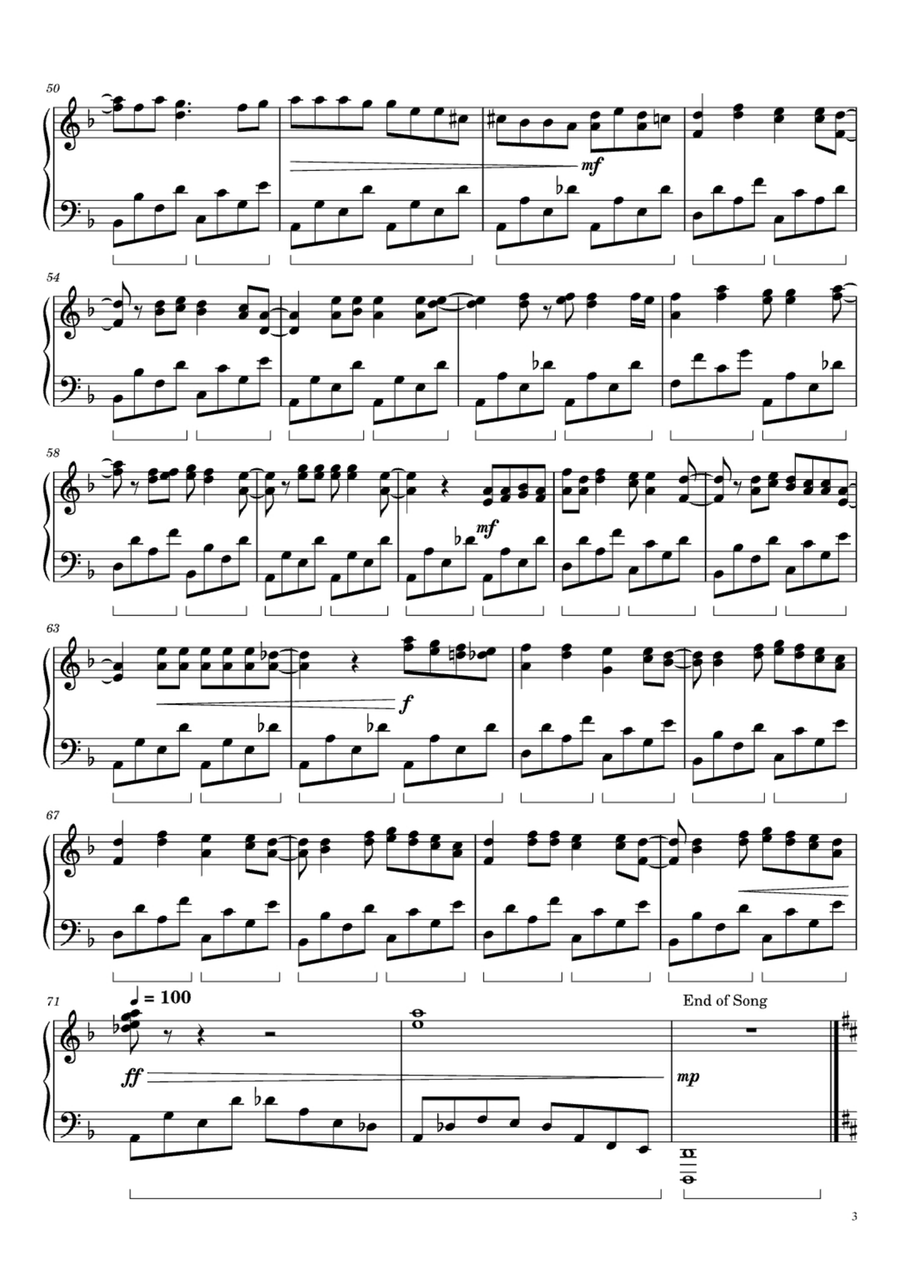 California Dreamin' California Dreamin' Easy Piano scores gallery preview page 3