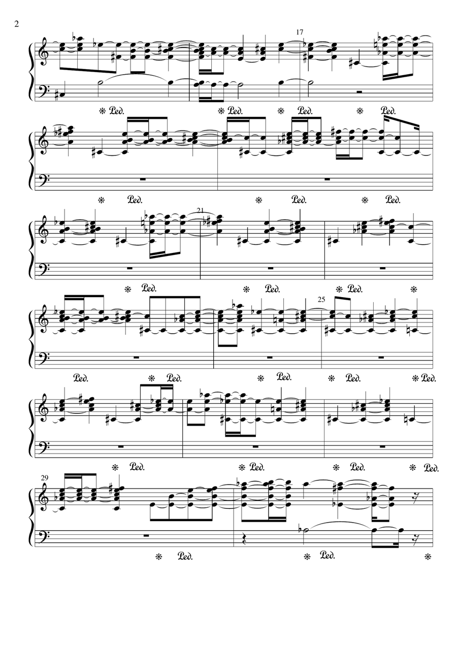 Hijo De La Luna Hijo De La Luna Piano Solo scores gallery preview page 2