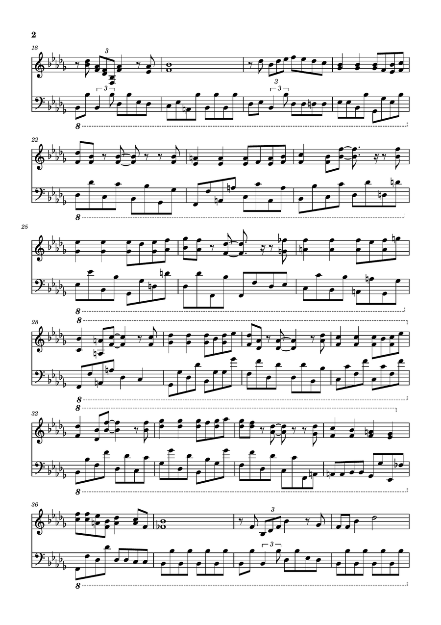 You Know What You've Got To Do Piano Solo scores gallery preview page 2