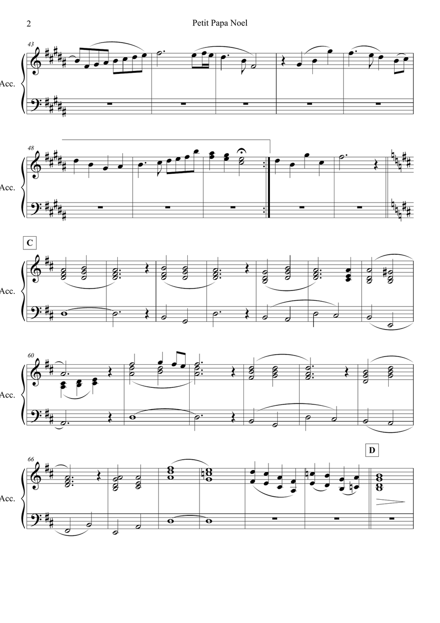 Petit Papa Noël Petit Papa Noël Chamber Orchestra scores gallery preview page 5