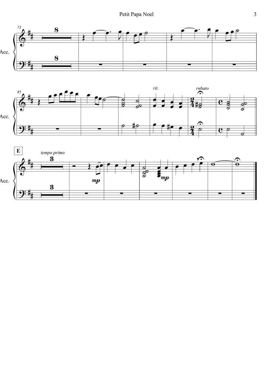 Petit Papa Noël Petit Papa Noël Chamber Orchestra scores gallery preview page 6