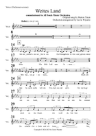Weites Land - for Voice & Orchester (Parts only) Full Orchestra scores gallery preview page 3