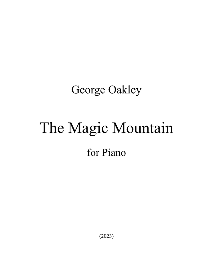 The Magic Mountain The Magic Mountain Piano Solo scores gallery preview page 1