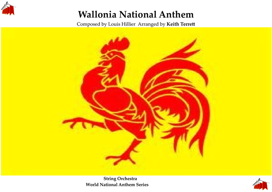 Wallonia Regional Anthem for String Orchestra String Orchestra scores gallery preview page 1