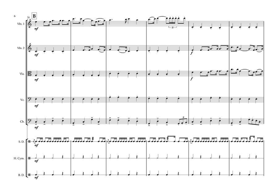 Wallonia Regional Anthem for String Orchestra String Orchestra scores gallery preview page 6