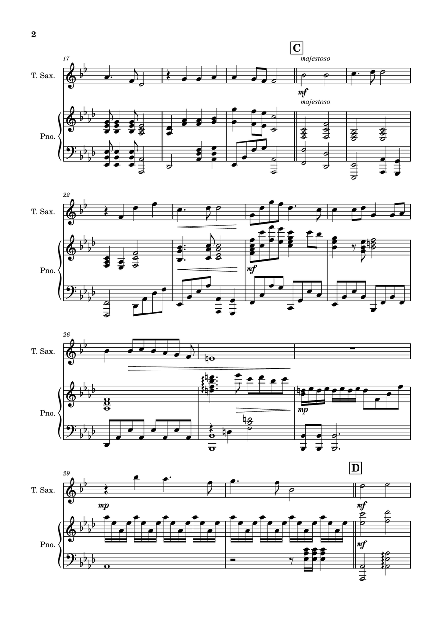 Test Drive Tenor Saxophone scores gallery preview page 2