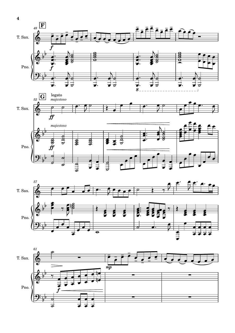 Test Drive Tenor Saxophone scores gallery preview page 4